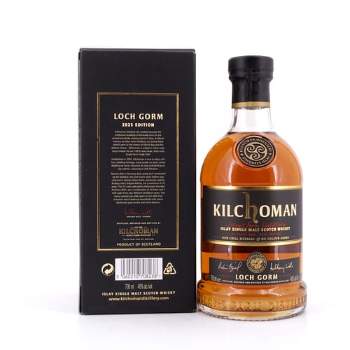 Kilchoman Loch Gorm 2025 10 Jahre Oloroso Sherry Butts 0,70 Liter/ 46.0% vol Produktbild