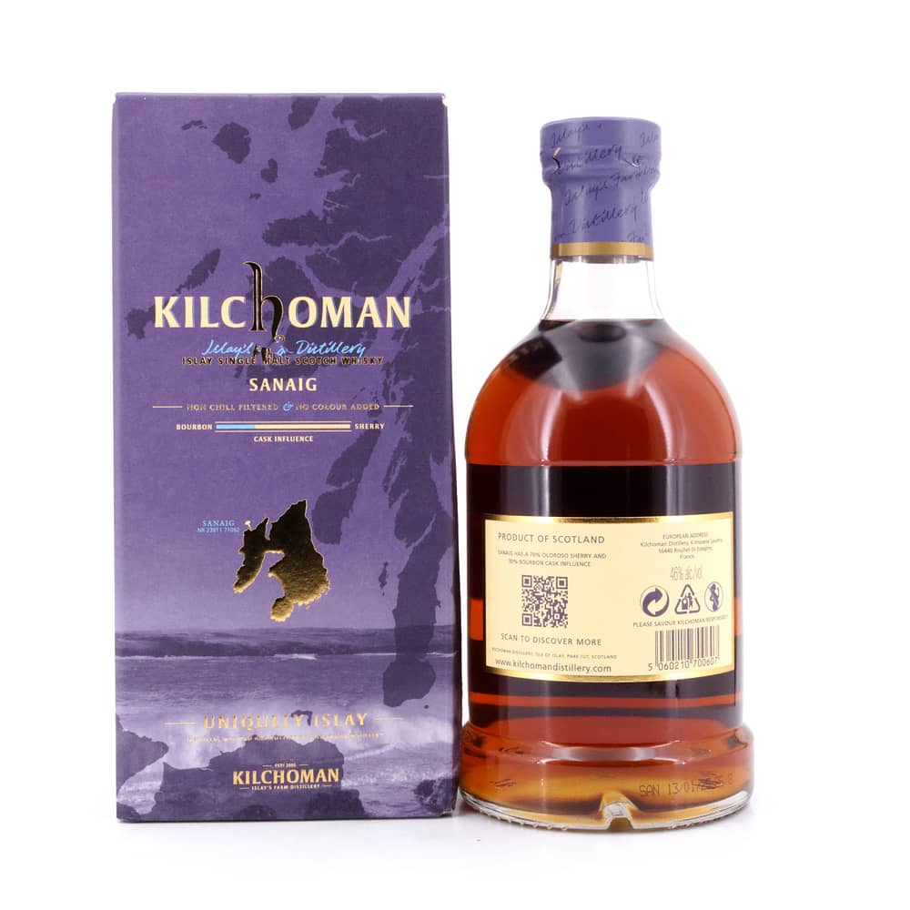 Kilchoman Sanaig 0,70 Liter/ 46.0% vol Produktbild