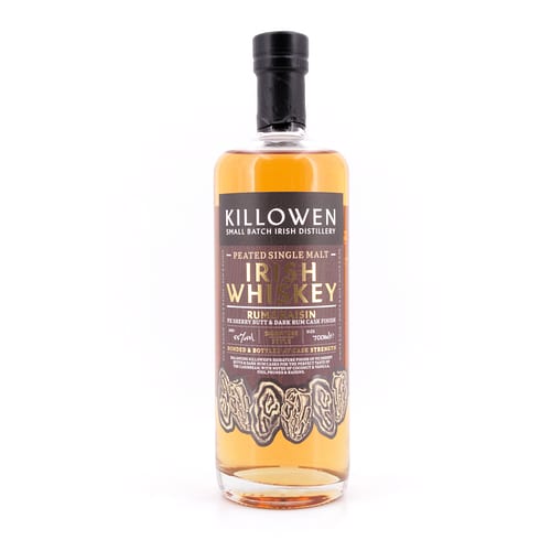 Killowen Single Malt Peated Rum & Raisin 0,70 Liter/ 55.0% vol Produktbild