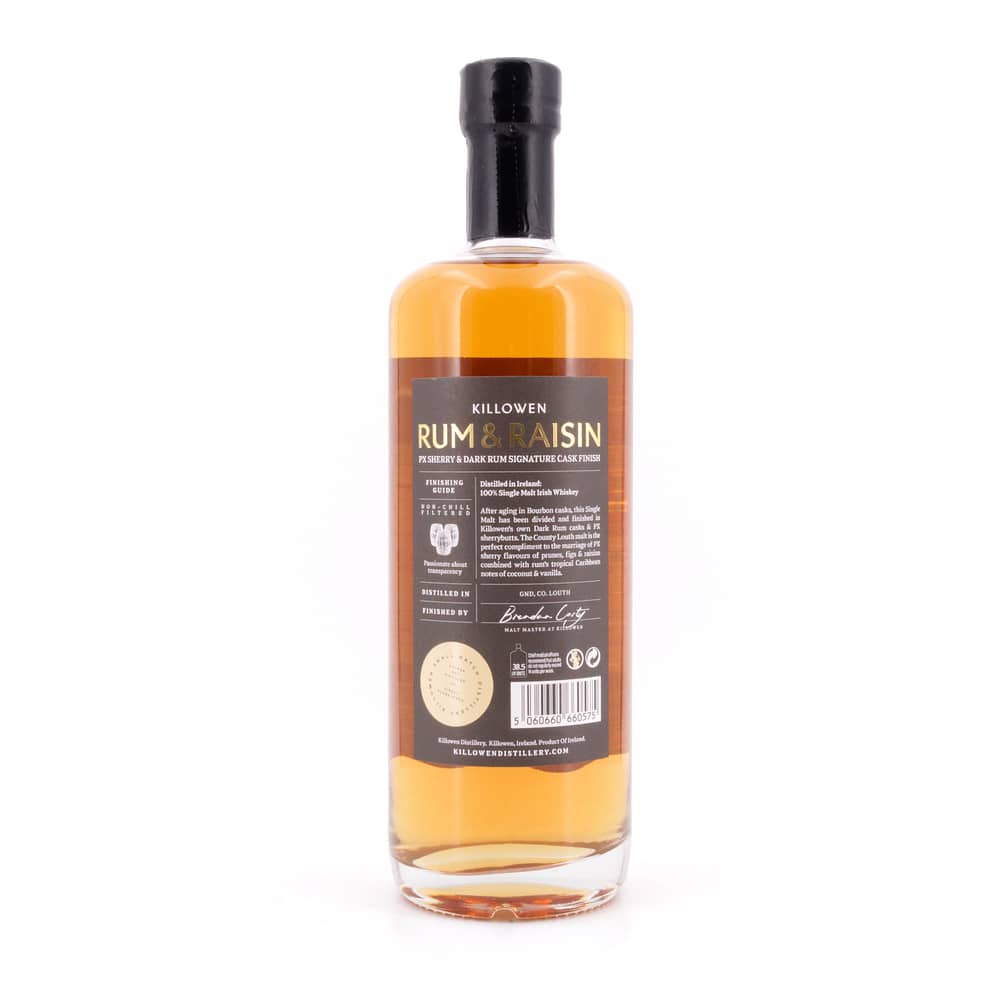 Killowen Single Malt Rum & Raisin 0,70 Liter/ 55.0% vol Produktbild