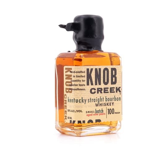 Knob Creek 9 Jahre 100 Proof Kentucky Straigth Bourbon Whiskey Miniatur Kentucky Straigth Bourbon Whiskey 0,050 Liter/ 50.0% vol Produktbild