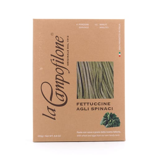 La Campofilone Fettuccine Eiernudeln mit Spinat 250 Gramm Produktbild
