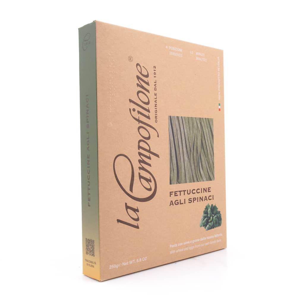 La Campofilone Fettuccine Eiernudeln mit Spinat 250 Gramm Produktbild