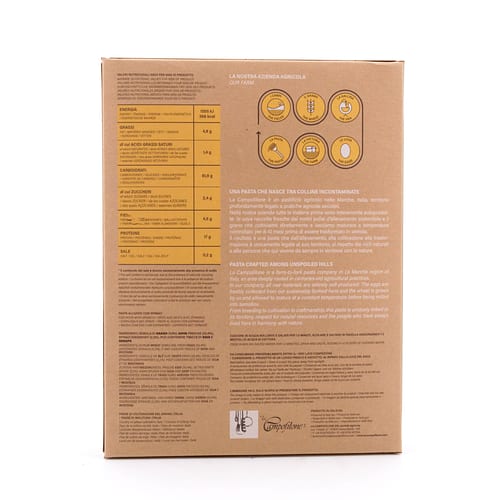 La Campofilone Fettuccine Eiernudeln mit Spinat 250 Gramm Produktbild