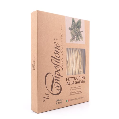 La Campofilone Fettucine Eiernudeln mit Salbei 250 Gramm Produktbild