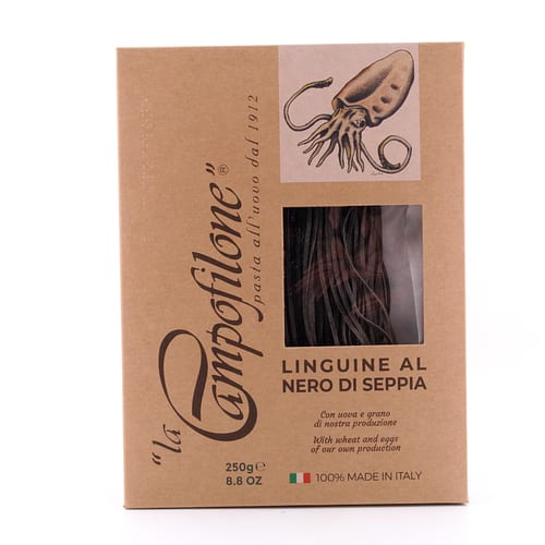 La Campofilone Linguine Tintenfisch Eiernudeln 250 Gramm Produktbild
