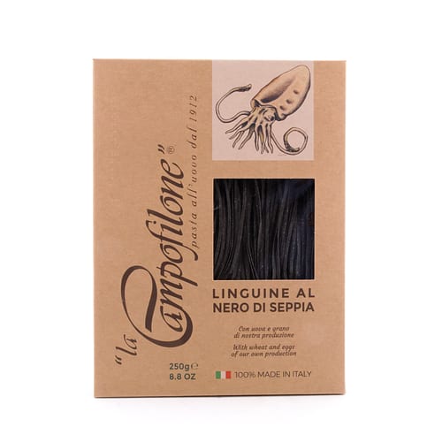 La Campofilone Linguine Tintenfisch Eiernudeln 250 Gramm Produktbild