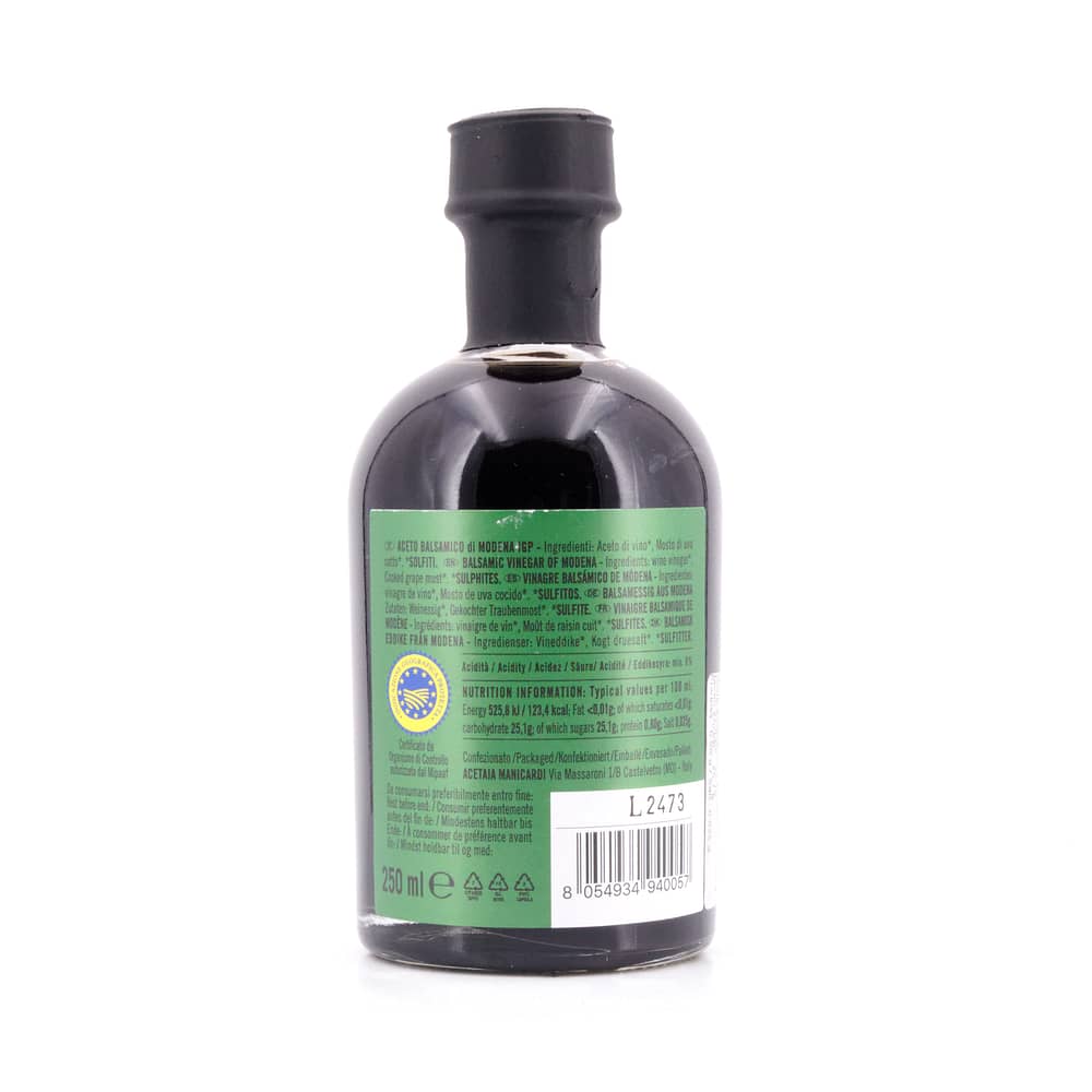 La Dispensa di Lorenzo Aceto Balsamico di Modena I.G.P. Green Label 3 Jahre gelagert 0,250 Liter Produktbild