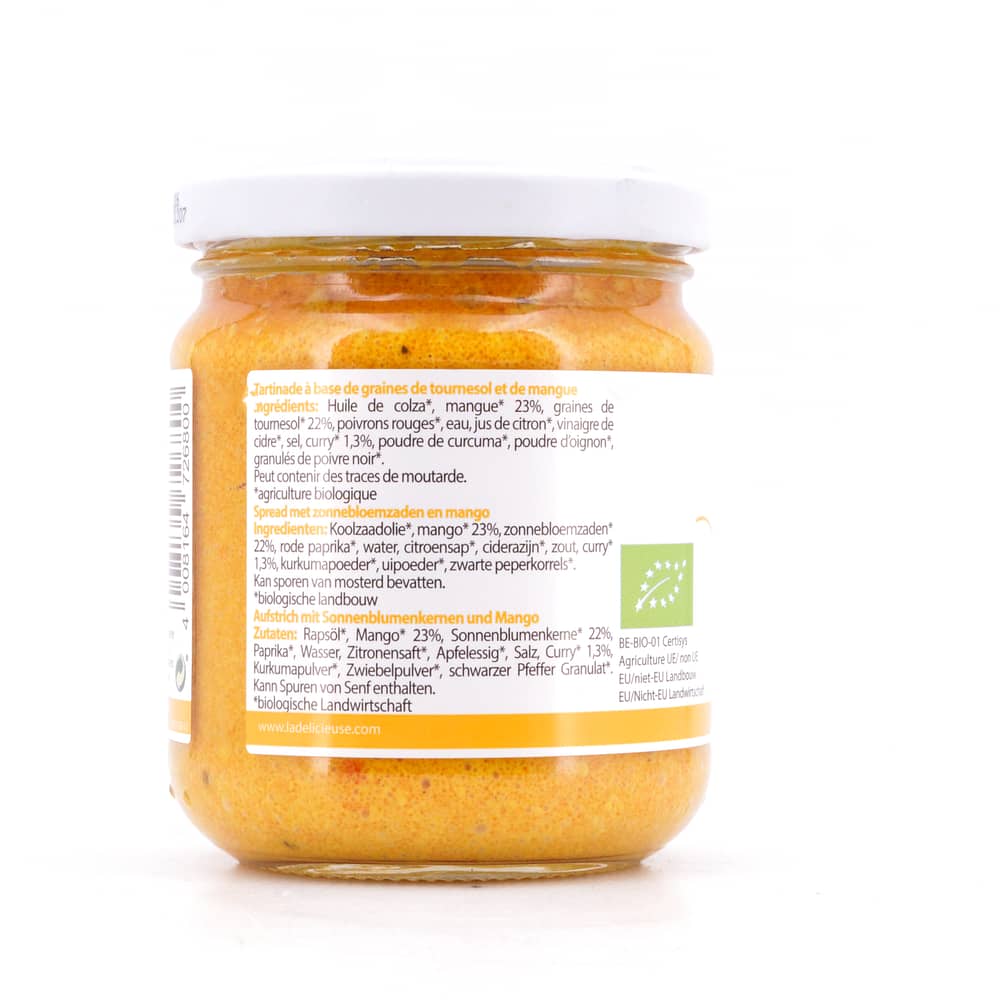 La Délicieuse Paprika & Chili Aufstrich BIO 180 Gramm Produktbild