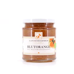 Lantenhammer Blutorangen Fruchtaufstrich mit Blutorangengeist BIO mit 2% Blutorangengeist Produktbild