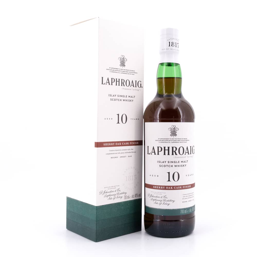 Laphroaig 10 Jahre Sherry Oak Finish 0,70 Liter/ 48.0% vol Produktbild