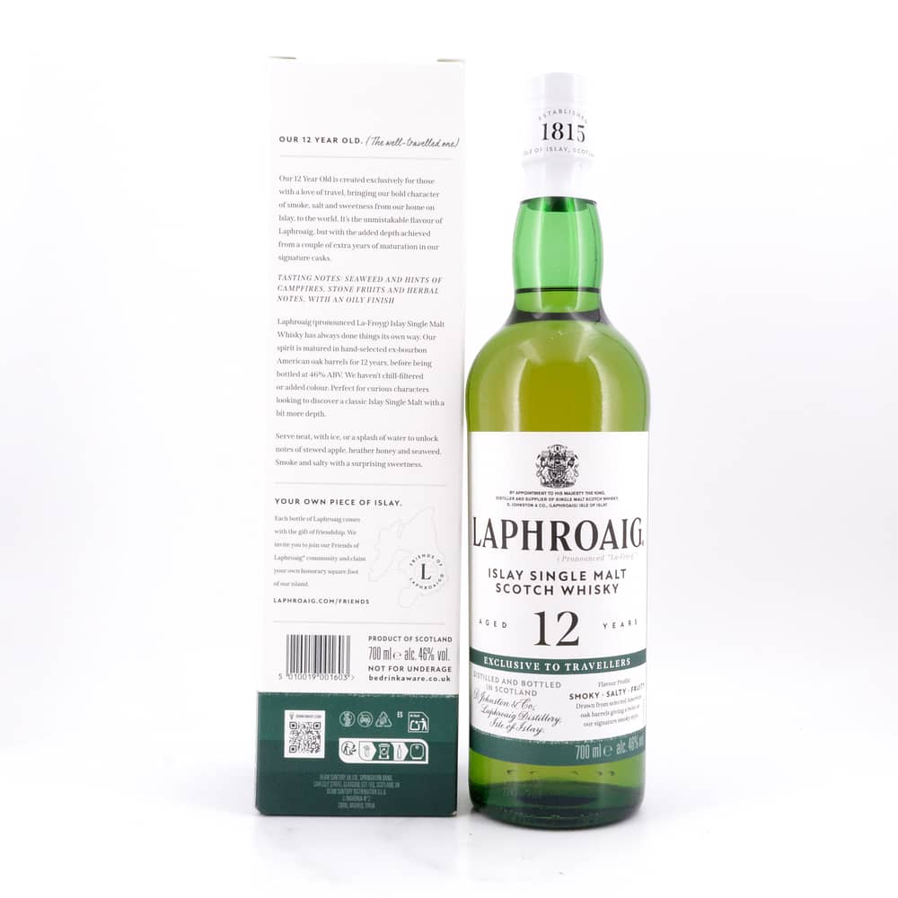 Laphroaig 12 Jahre 0,70 Liter/ 46.0% vol Produktbild