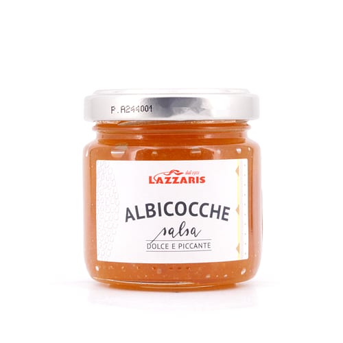 Lazzaris Aprikosen-Senf-Sauce aus kandierten Früchten 120 Gramm Produktbild