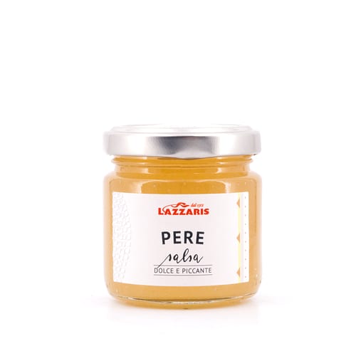 Lazzaris Birnen-Senf-Sauce aus kandierten Früchten 120 Gramm Produktbild