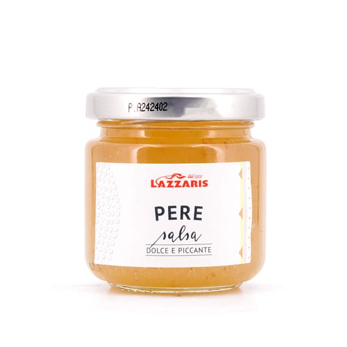 Lazzaris Birnen-Senf-Sauce aus kandierten Früchten 120 Gramm Produktbild