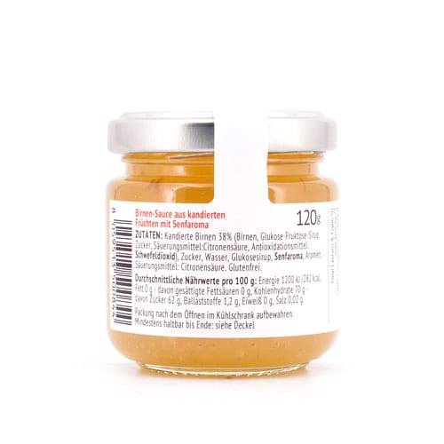 Lazzaris Birnen-Senf-Sauce aus kandierten Früchten 120 Gramm Produktbild