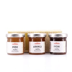 Lazzaris Salse Dolci & Piccanti Trio Senf-Sauce (Birne, Feige, Orange) 3 x 50 g Produktbild