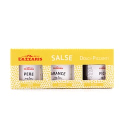 Lazzaris Salse Dolci & Piccanti Trio Senf-Sauce (Birne, Feige, Orange) 3 x 50 g Produktbild