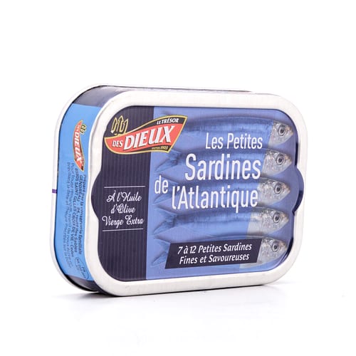 Le Trésor des Dieux Les Petites Sardines de L´Atlantique 115g 86,30 Gramm Abtropfgewicht Produktbild