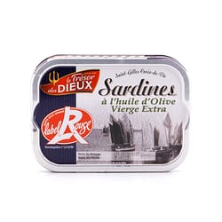 Le Trésor des Dieux Sardinen in Olivenöl Extra Label Rouge 115g Produktbild