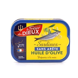 Le Trésor des Dieux Sardinen in Olivenöl ohne Gräten 115g Produktbild