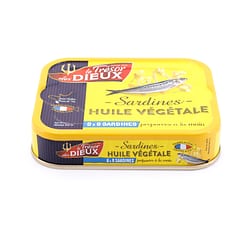 Le Trésor des Dieux Sardinen in Planzenöl 173g Produktbild