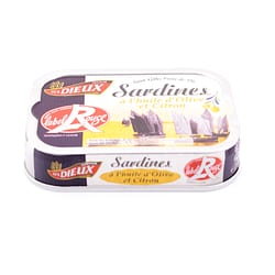 Le Trésor des Dieux Sardinen mit Zitrone in Olivenöl Label Rouge 115g Produktbild