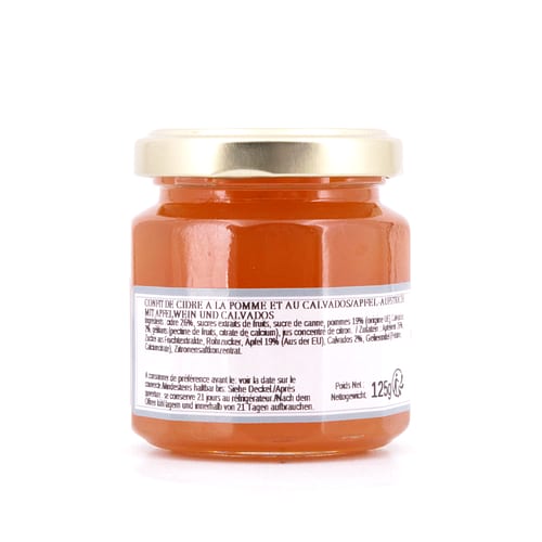 L’Epicurien Apfel-Aufstrich mit Apfelwein und Calvados 125 Gramm/ 2.0% vol Produktbild