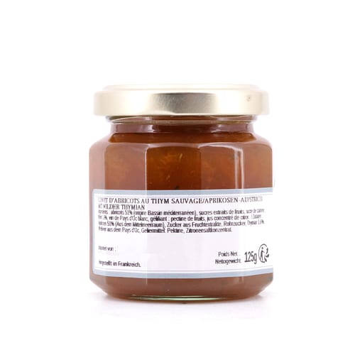 L’Epicurien Aprikose Aufstrich mit Wilder Thymian 125 Gramm Produktbild