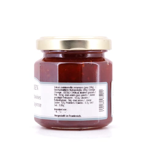 L’Epicurien Paprika Aufstrich mit Himbeer und Cayenne Pfeffer 125 Gramm Produktbild