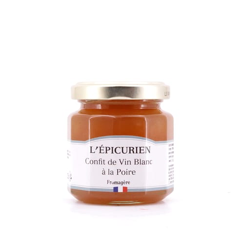 L’Epicurien Weißwein und Birne Aufstrich 125 Gramm Produktbild