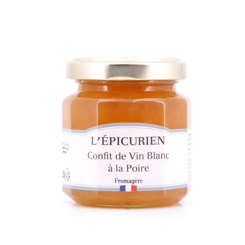 L’Epicurien Weißwein und Birne Aufstrich 125 Gramm Produktbild