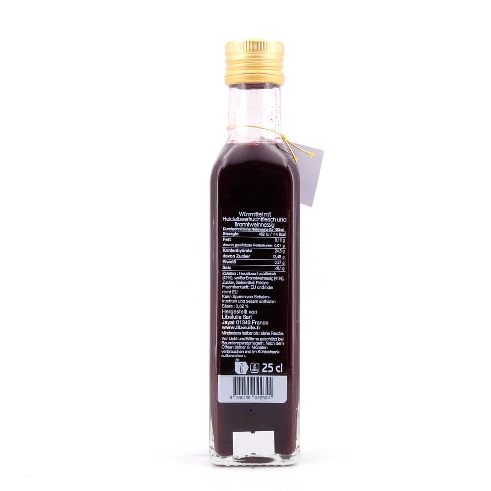 Libeluile Heidelbeeressig 0,250 Liter Produktbild