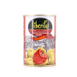 Liberitas Grüne Oliven gefüllt mit rotem Paprika 280g Produktbild