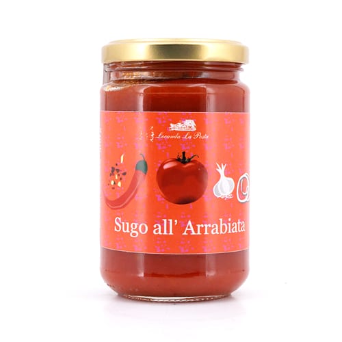 Locanda La Posta Sugo all`Arrabbiata Tomatensauce mit Peperoni 300 Gramm Produktbild