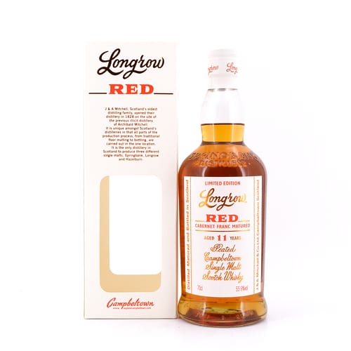 Longrow Red 11 Jahre Cabernet Franc Casks Release 2018 0,70 Liter/ 55.9% vol Produktbild