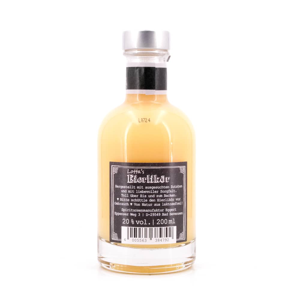 Lottas Eierlikör Kleinflasche 0,20 Liter/ 20.0% vol Produktbild