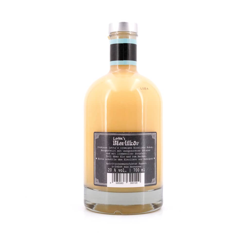 Lottas Eierlikör mit Kokos 0,70 Liter/ 20.0% vol Produktbild