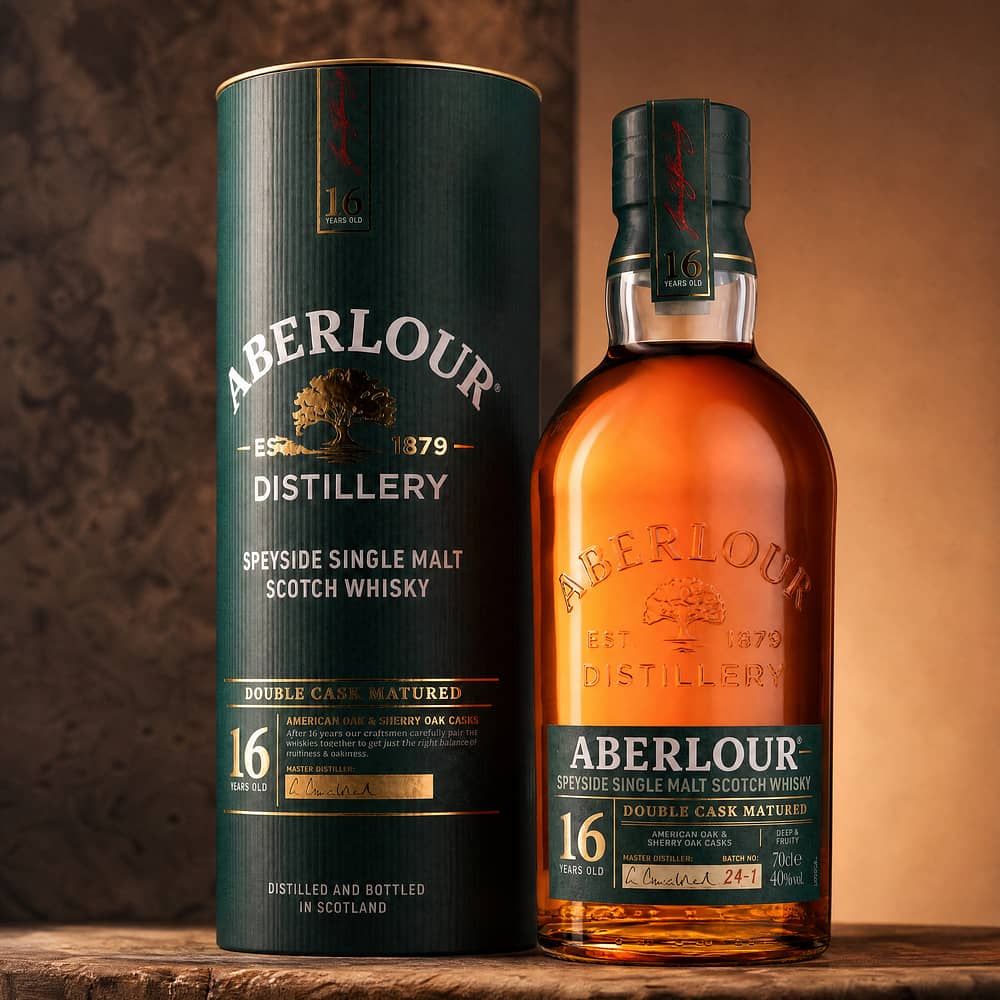 Aberlour 16 Jahre Double Cask Matured Lieferung aktuell verfügbares Batch 0,70 Liter/ 40.0% vol Produktbild