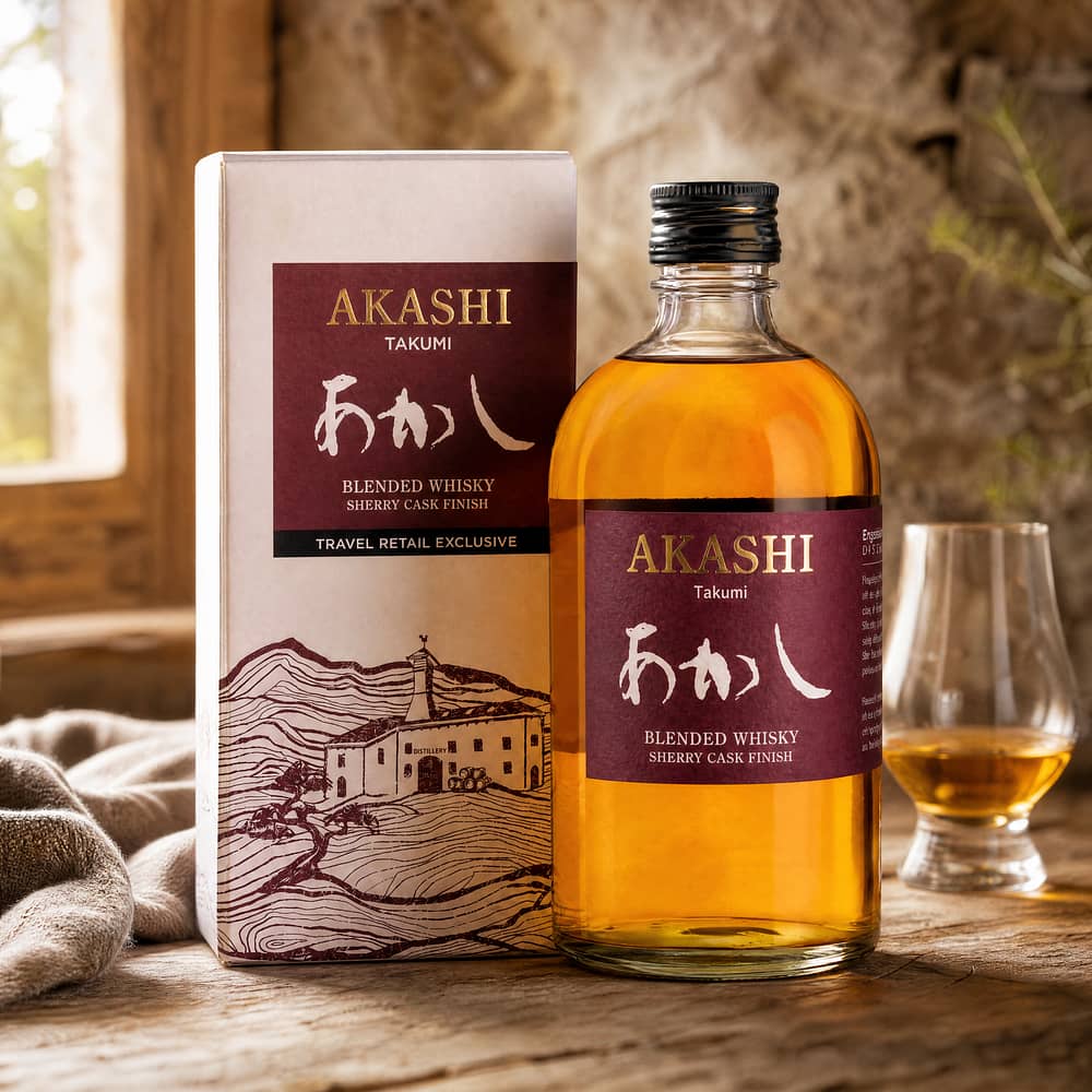 Akashi Takumi Sherry Cask Finish 0,50 Liter/ 40.0% vol Produktbild