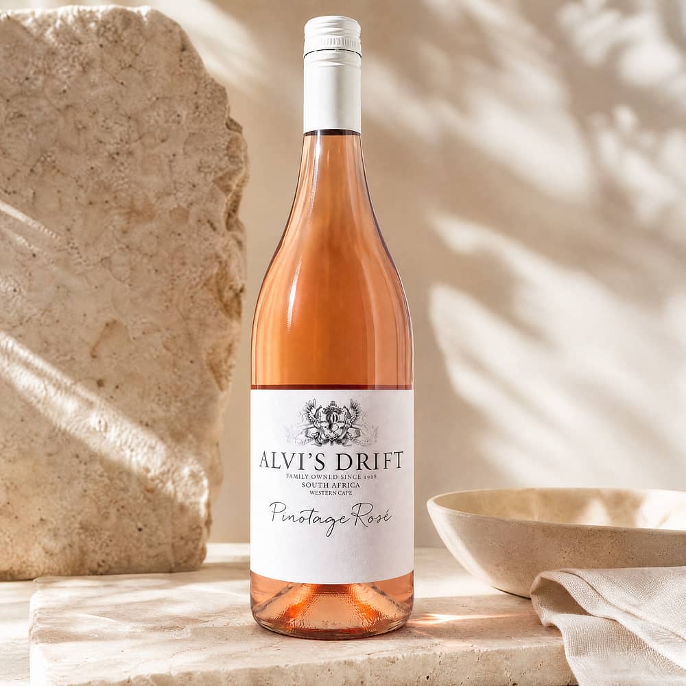 ALVI'S DRIFT Pinotage Rose Jahrgang 2024 0,750 Liter/ 13.0% vol Produktbild