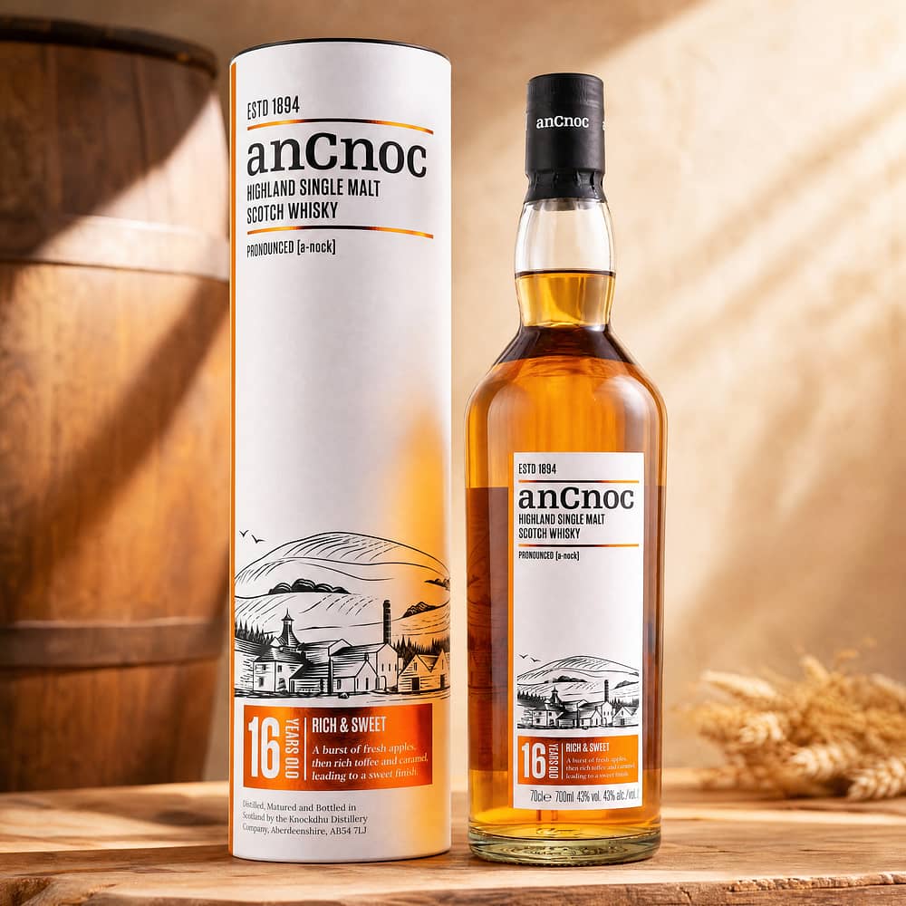 anCnoc 16 Jahre Rich & Sweet 0,70 Liter/ 43.0% vol Produktbild