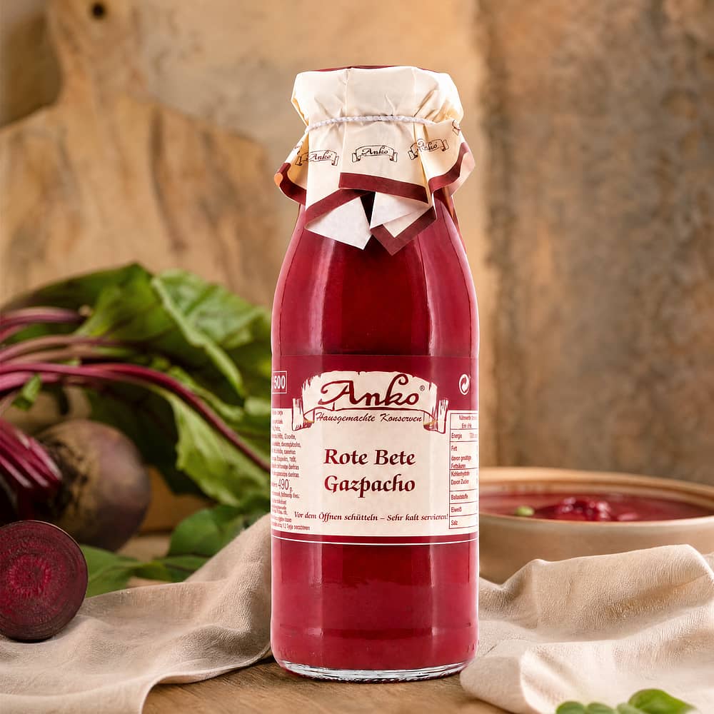 Anko Rote Beete Gazpacho 490 Gramm Produktbild
