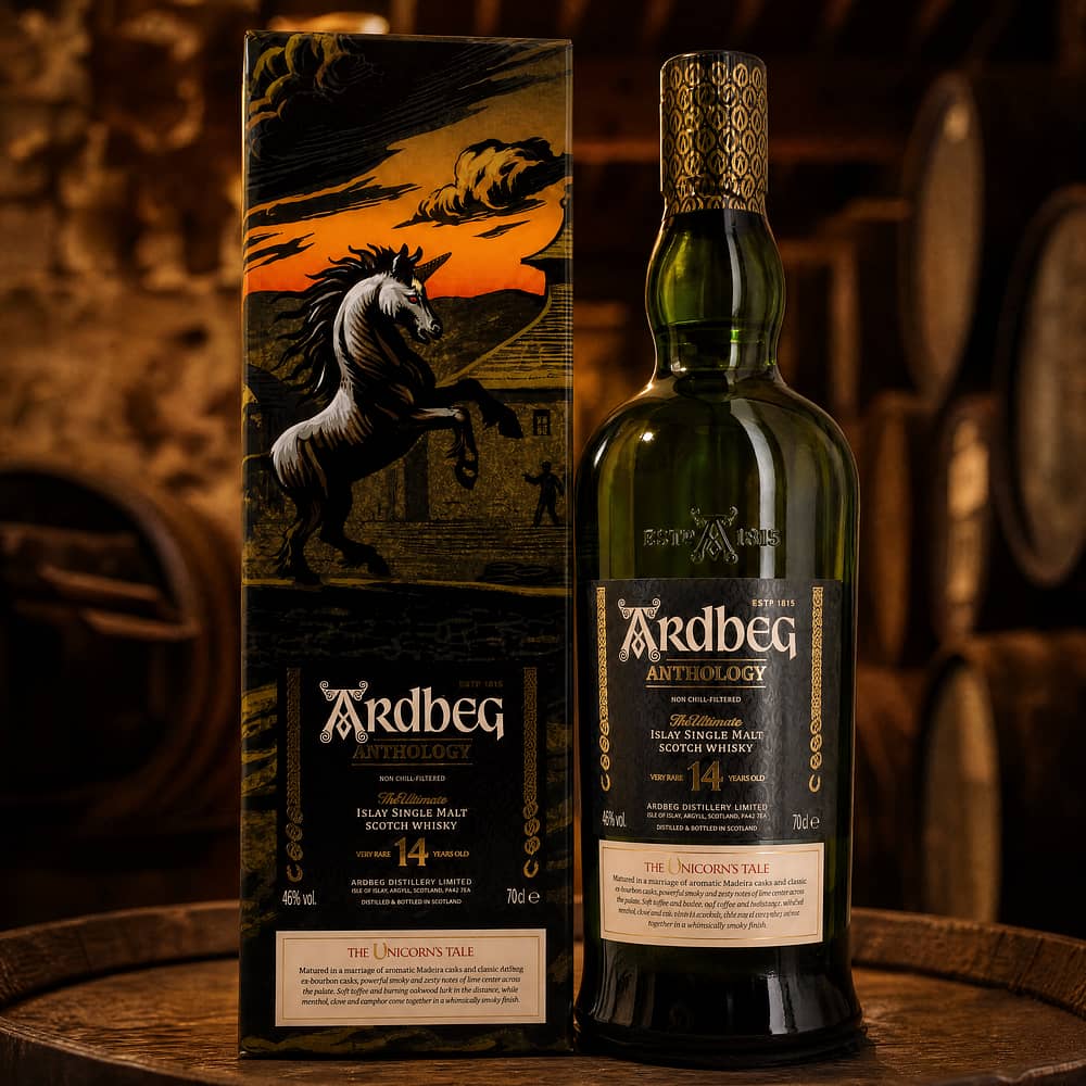 Ardbeg Anthology The Unicorn’s Tale 14 Jahre 0,70 Liter/ 46.0% vol Produktbild