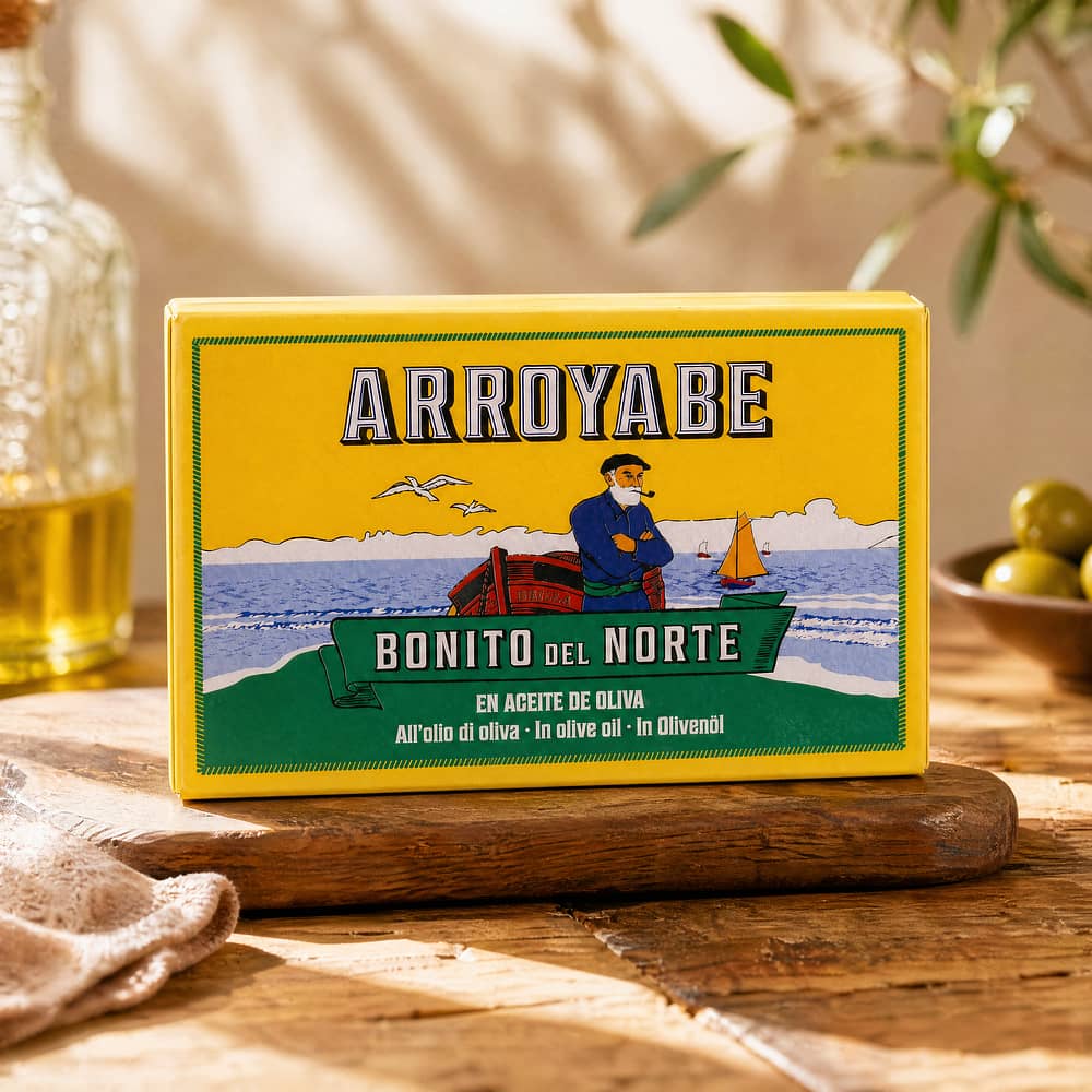 Arroyabe Weißer Thunfisch in Olivenöl 111g 73 Gramm Abtropfgewicht Produktbild