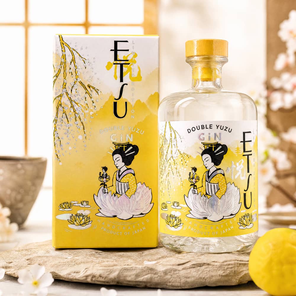 Asahikawa Distillery Etsu Double Yuzu Gin 0,70 Liter/ 43.0% vol Produktbild