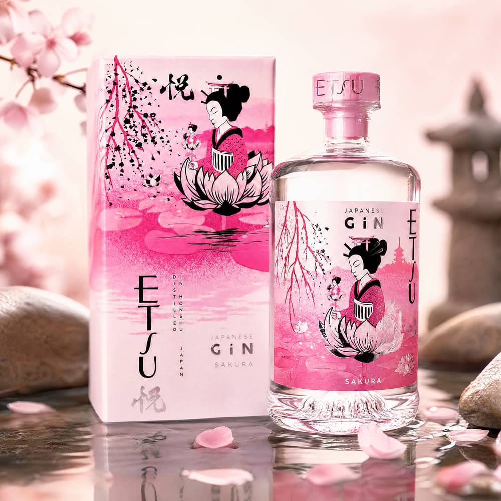 Asahikawa Distillery Etsu Sakura Gin 0,70 Liter/ 43.0% vol Produktbild