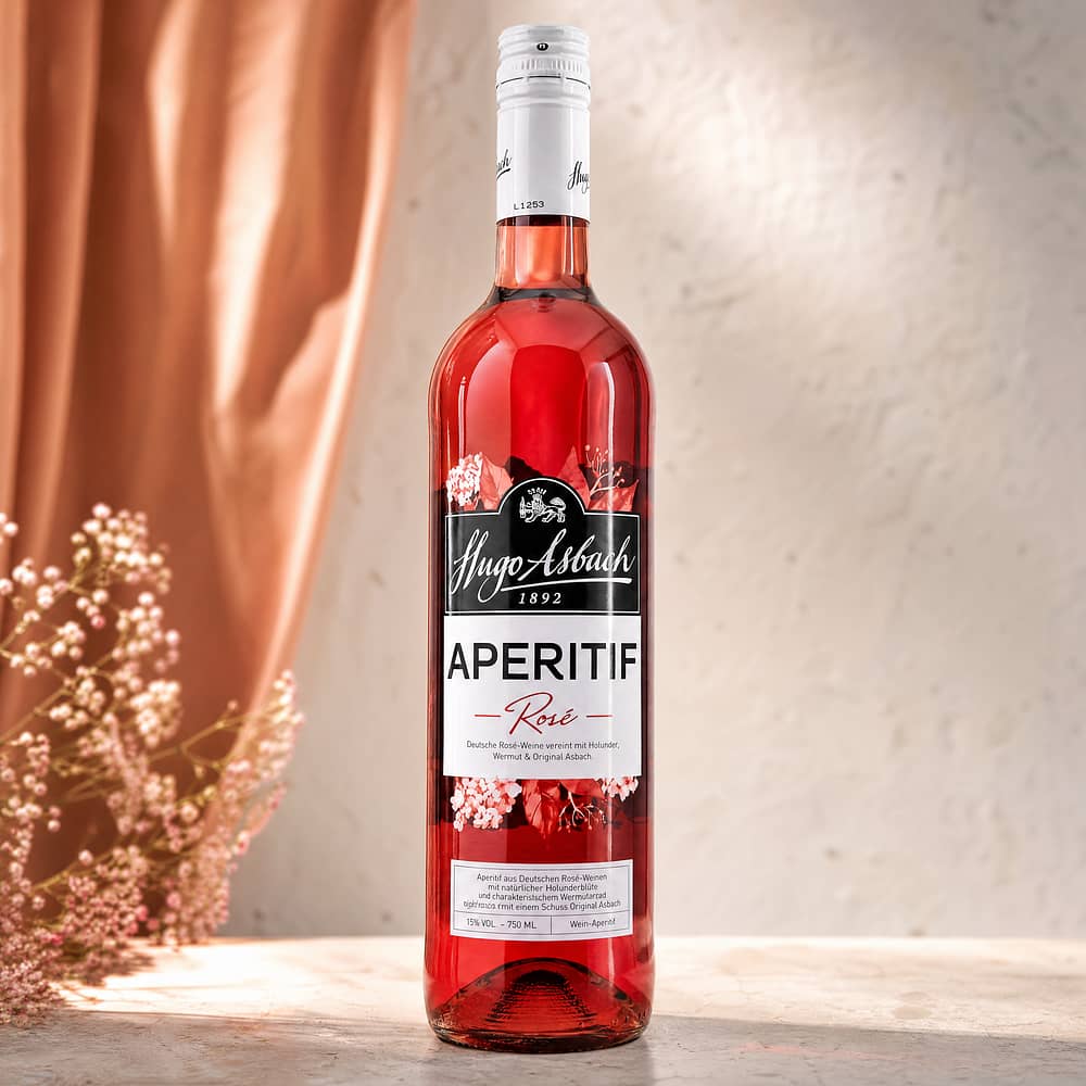 Asbach Aperitiv Rosè 0,750 Liter/ 15.0% vol Produktbild