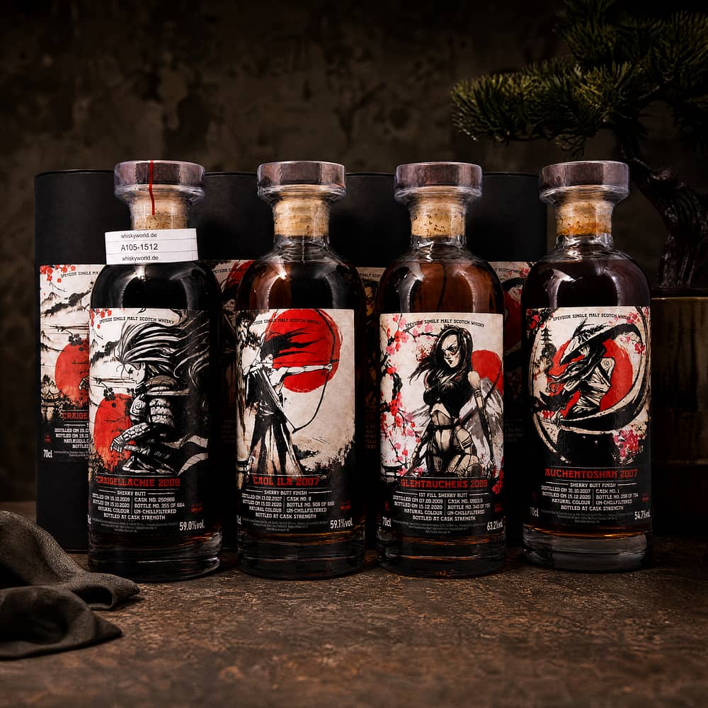 Signatory Samurai Single Malt Cask Edition I Auchentoshan; Caol Ila; Craigellachie & Glentauchers 2,80 Liter/ 59.0% vol Produktbild