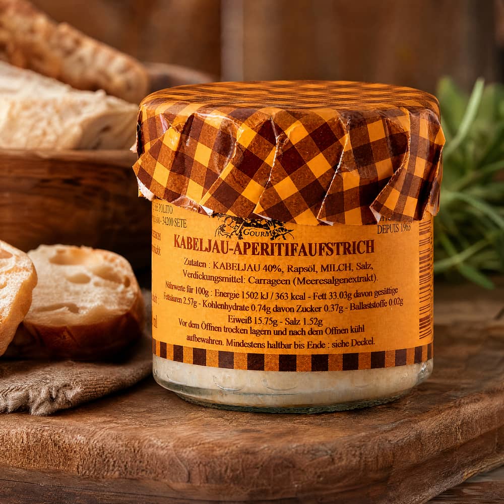 Azaïs-Polito Brandade, Kabeljau-Aperitifaufstrich 95 Gramm Produktbild